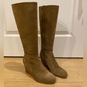 Fatte a Mano Italian Leather Tan Suede Boots